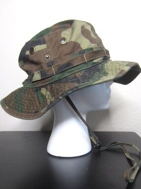 Mega Cap Washed Hunting Fishing Outdoor Hat-Camo - Medium
